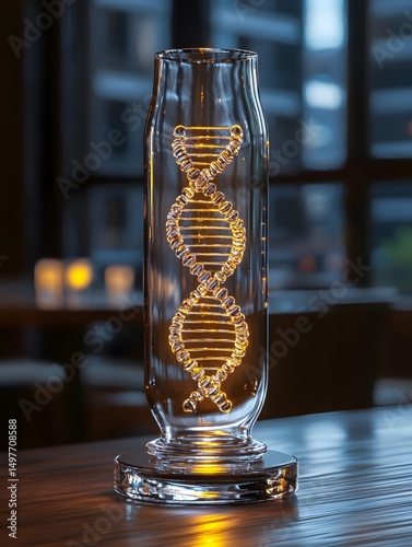 Glowing gene model in the laboratory