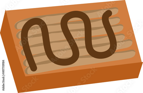 Choco Bananas, Indonesian Traditional Snacks Vector – Flat Food Illustration