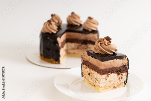 piece of chocolate cake