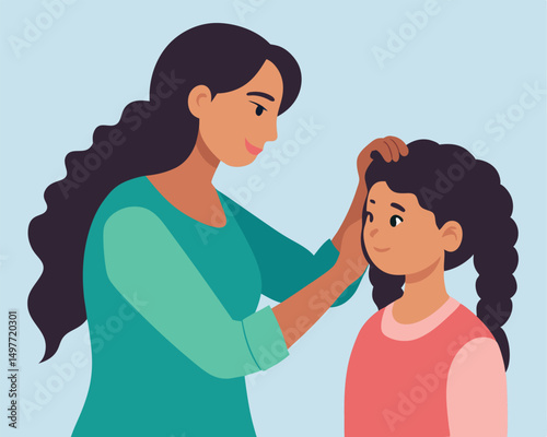 mother and daughter