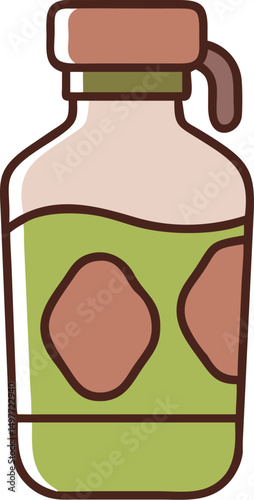 bottle tumbler vector illustration 