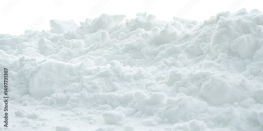 Obraz premium High Resolution Texture of a Large Pile of Fresh White Snow