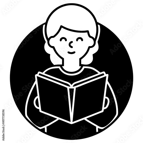 Student-reading-icon 