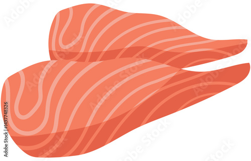 slice of salmon
