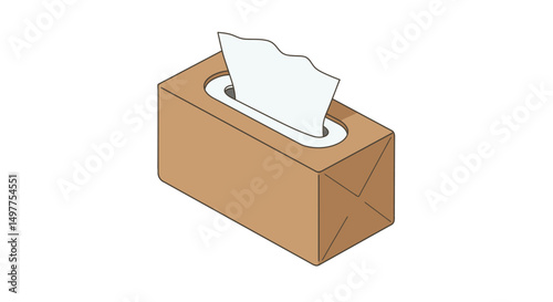 Tissue Box with Tissue