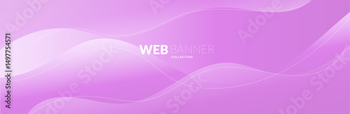 Abstract pink background with wave