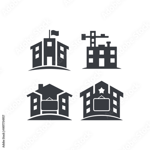 Buildings and Construction Architectural Icons