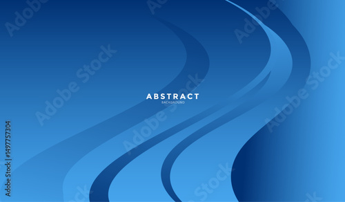 Abstract blue wave background