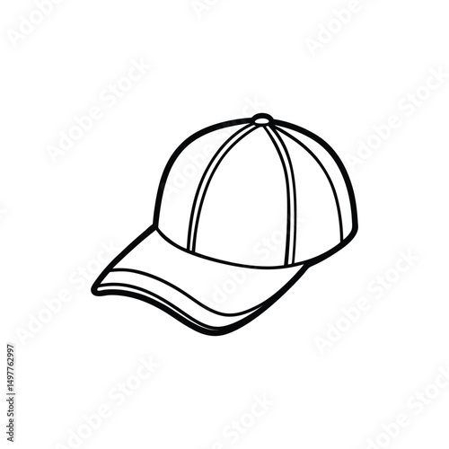 baseball cap vector illustration