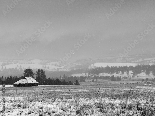 Snow in Eastern Oregon