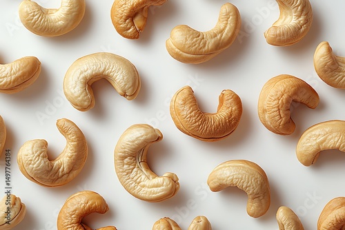 Roasted cashews nuts healthy snack food