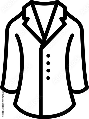 Long coat icon