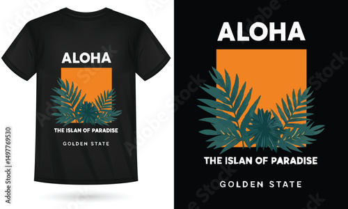 Aloha Paradise T-Shirt – Tropical Island Vibes Tee for Beach, Travel, and Summer Style