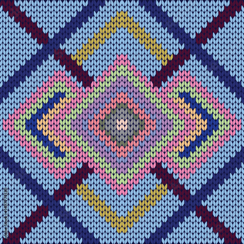 seamless pattern of colorful squares