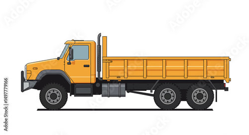 Delivery Truck with Cargo