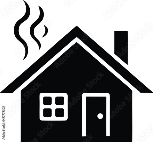 indoor air quality vector icon.Air pollution line icon, vector graphics, editable stroke icon, eps .