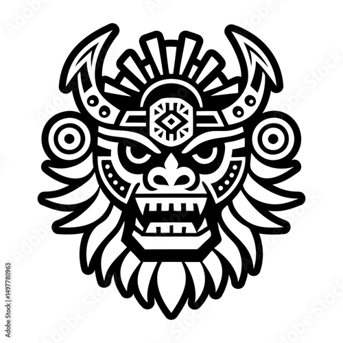 A solid style icon of coyolxauhqui