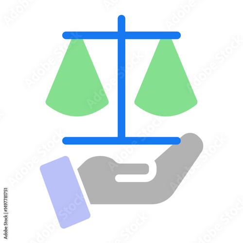 Justice Icon # Notary Pack Themes # Color Style