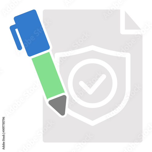 Privacy Icon # Notary Pack Themes # Color Style