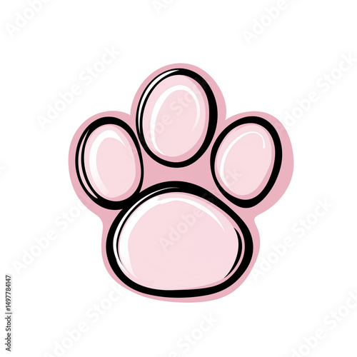 rabbit foot print 