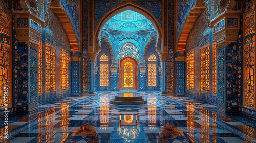 Ornate Islamic-style hall
