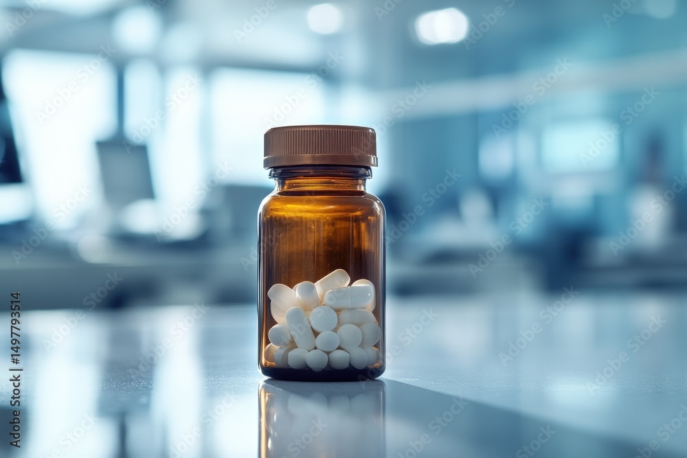 custom made wallpaper toronto digitalMedicine bottle with pills on a table