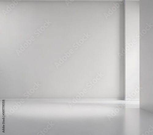 Soft white backdrop, gentle fade to brighter hue, minimalist design,  gradient,  background