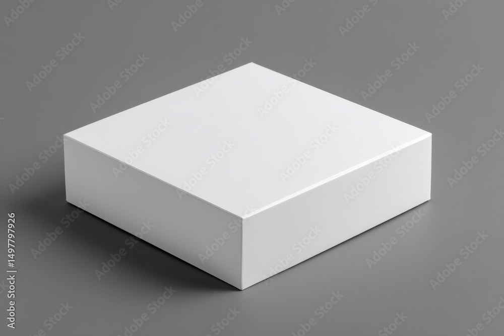 Minimalist White Box on Gray Background Perfect for Product Photography, Branding, and Design Mockups with Clean Aesthetic Appeal and Versatile Use Minimalist White Box on Gray Background Perfect for Product Photography, Branding, and Design Mockups with Clean Aesthetic Appeal and Versatile Use