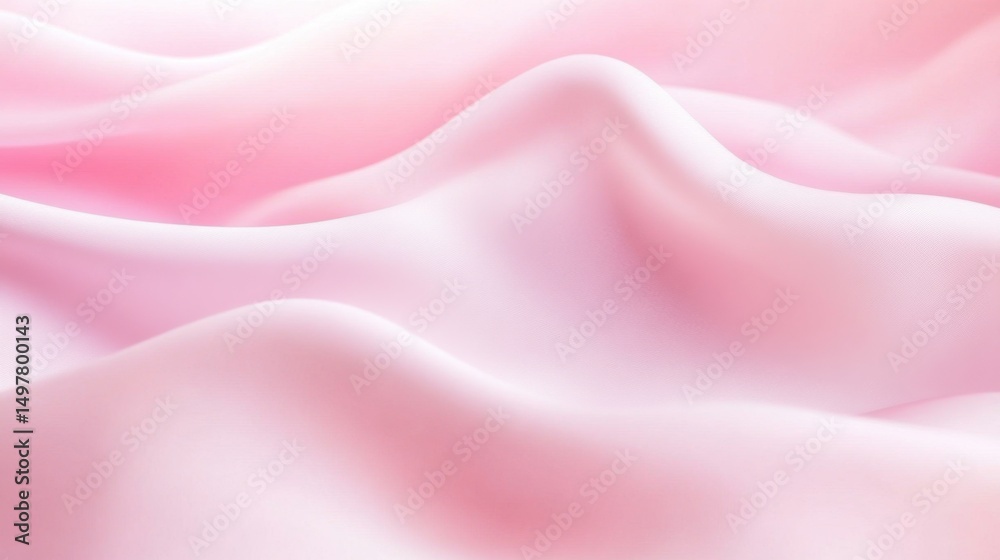 Obraz premium Soft Pink Draped Fabric Texture.