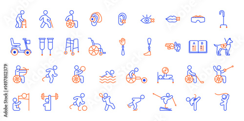 Disabilities Icons Kit 