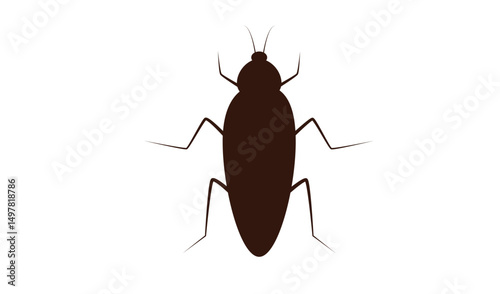 cockroach insect vector image