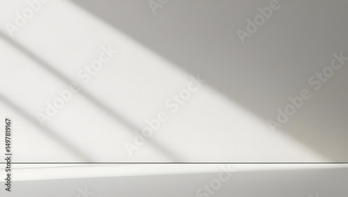 Minimalist Space with Soft Light and Clean Surface for Text Display