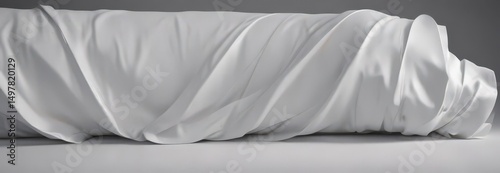 Wallpaper Mural Deep creases and wrinkles mar a once-smooth white poster ,  uneven,  art background Torontodigital.ca