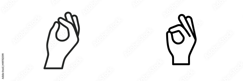 Hands making okay sign gestures against a plain background showcasing the universal expression of affirmation and agreement in a visual format Hands making okay sign gestures against a plain background showcasing the universal expression of affirmation and agreement in a visual format