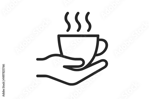 Enjoying a warm beverage in hand during a cozy moment while relaxing at home
