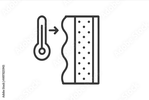 Understanding the process of heat transfer through a sponge in various environmental conditions