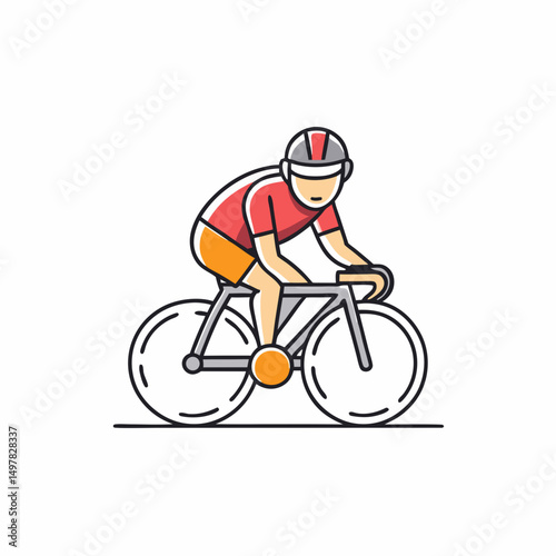 boy riding a bike