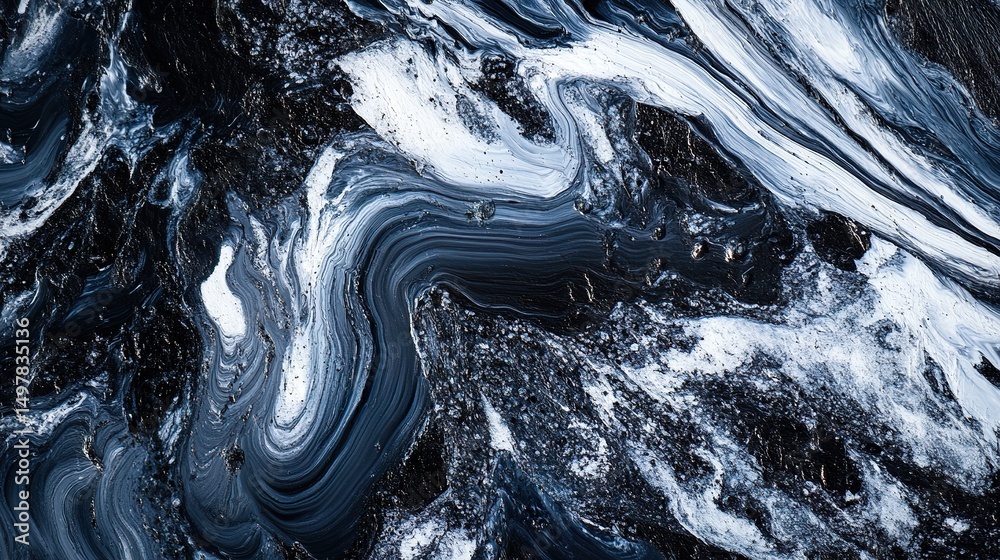 Fototapeta premium water flowing into the water