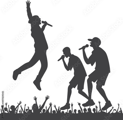 Pop Band Silhouette