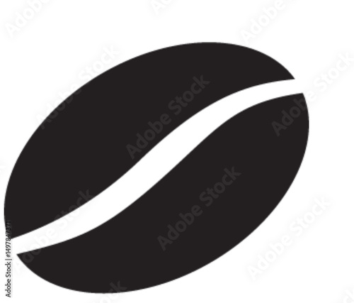 Roasted Coffee Bean: The essence of mornings captured in a close-up shot. A stylized, dark roasted coffee bean, a staple in the culinary world and beloved by many.