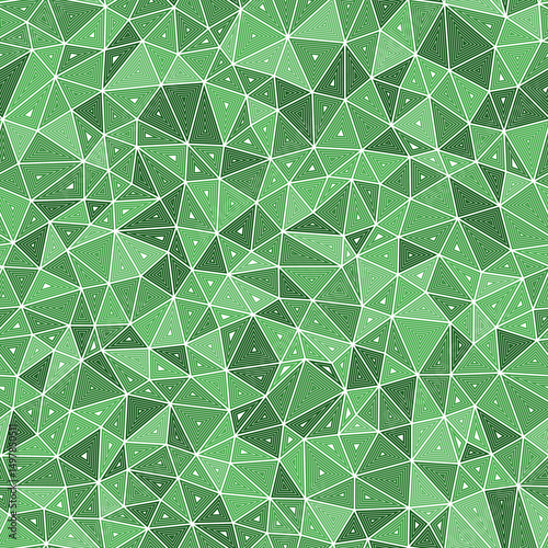 Triangle shapes background. Compact triangles size. Multiple repeated inner triangles. Mono tone style. Repeatable pattern. Artistic vector tiles. Seamless vector illustration.