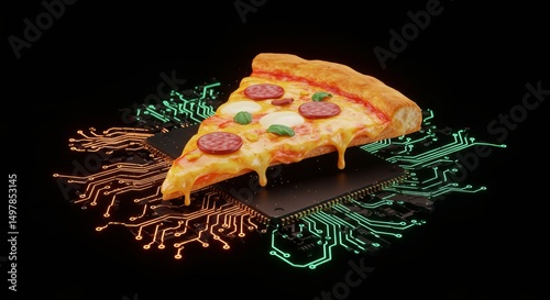 Creative Food Illustrations – Neon Style & Semi-Realistic Art