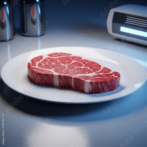 Synthetic Cultured Meat Steak Clean Plate Biotech Food Future