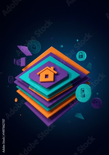 Home security layered protection system