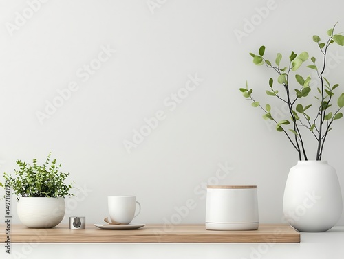 Wallpaper Mural Smart plug integrated in minimalist decor Torontodigital.ca