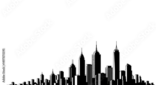 new york city skyline silhouette