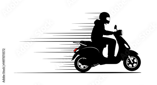 silhouette of motorcycle