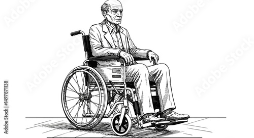 disabled man in wheelchair