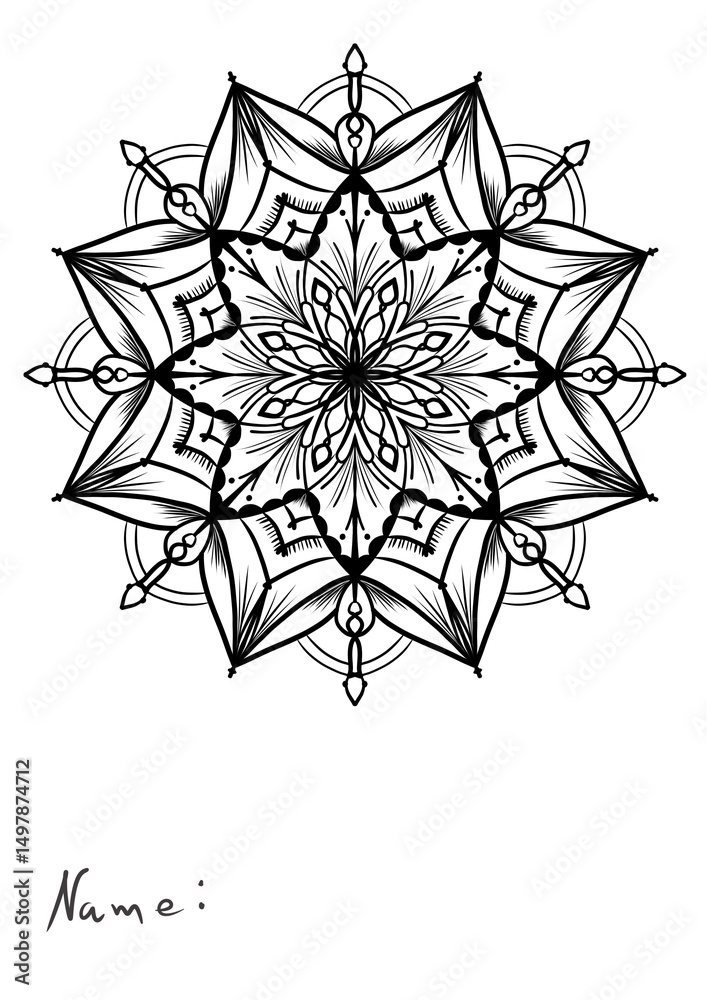 Obraz premium Mandala coloring books 