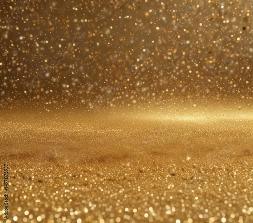 Elegant gold glitter, luxurious shimmering backdrop ,  decoration,  radiant